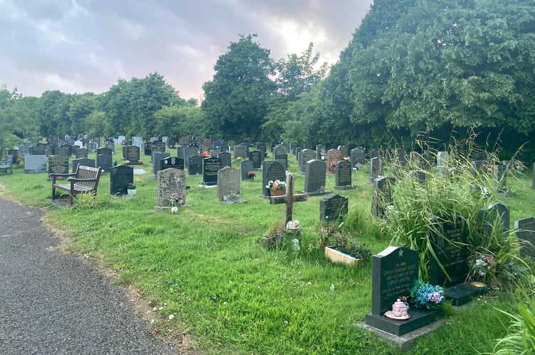 At a recent meeting of the Town Council, the risk of running out of space for burial of ashes at the Cemetery was highlighted.