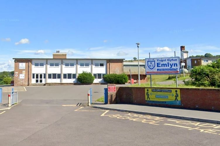Ysgol Emlyn, Newcastle Emlyn, which is facing financial challenges outside of its control (Google Maps and free for use for wire partners)