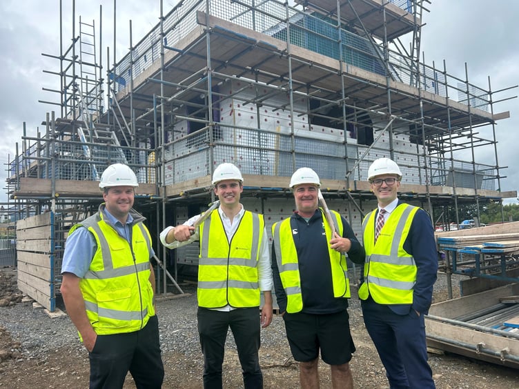 Persimmon Homes West Wales gave Henry Tufnell MP and Cllr Chris Williams a tour of Ger-y-Môr, a 72-unit scheme