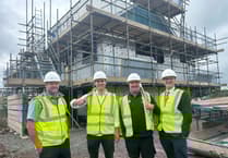 Local MP and councillor given sneak peak of new Saundersfoot housing development