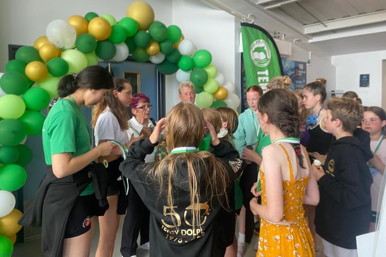 Presentations at 50th Gala Tenby Dolphins