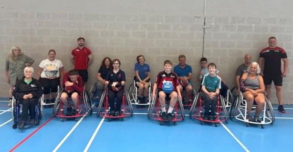 A brand-new wheelchair sports hub has launched at St Clears Leisure Centre as part of Actif’s Focus Sport Programme