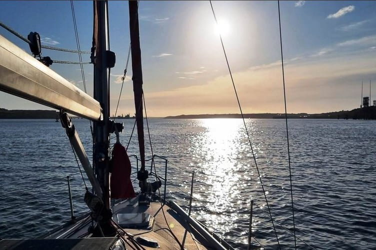 Cruiser heading to the Scilly Isles