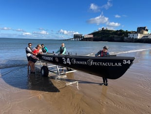 Tenby Rowing Club receives grant boost from Sport Wales