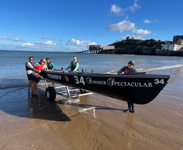 Tenby Rowing Club receives grant boost from Sport Wales