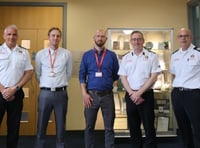 Red Cross and Mid Wales Fire team up