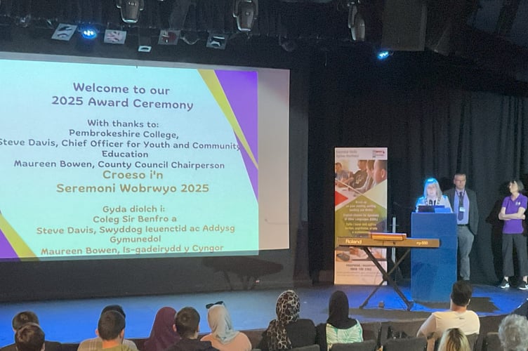 Learning Pembrokeshire held its annual award ceremony, recognising the achievements of adult learners in various accredited courses, with certificates presented by Cllr Maureen Bowen.