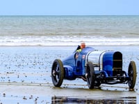 Iconic Sunbeam 350hp returns to Pendine Sands for centenary