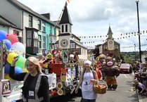 WATCH: Action from Narberth's colourful carnival