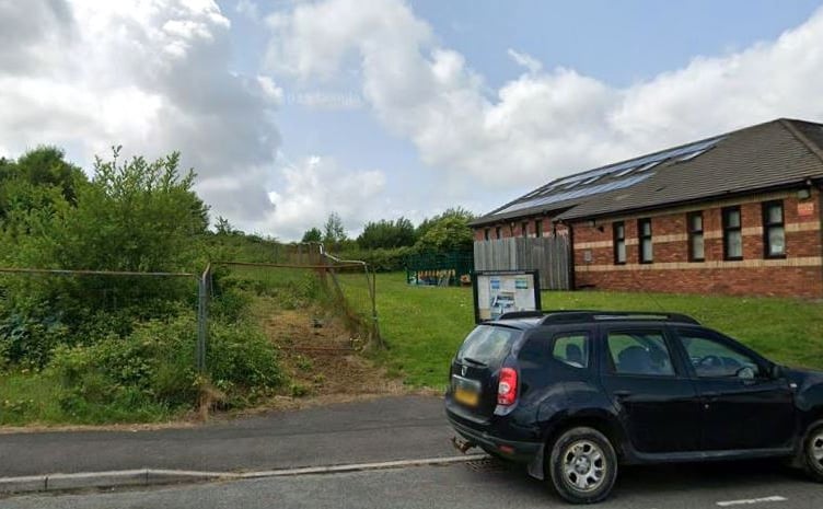 Land off Waterloo Road, Penygroes, where access to a planned new housing estate was proposed (Google Maps and free for use for wire partners) 