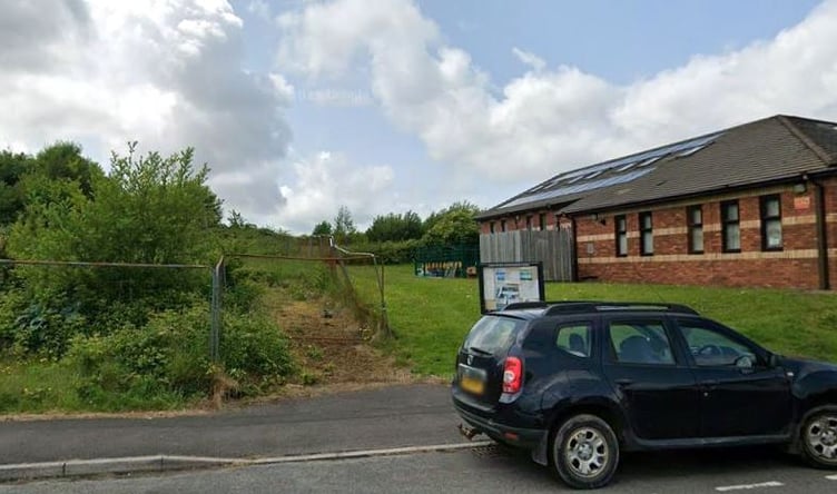 Land off Waterloo Road, Penygroes, where access to a planned new housing estate was proposed (Google Maps and free for use for wire partners)
