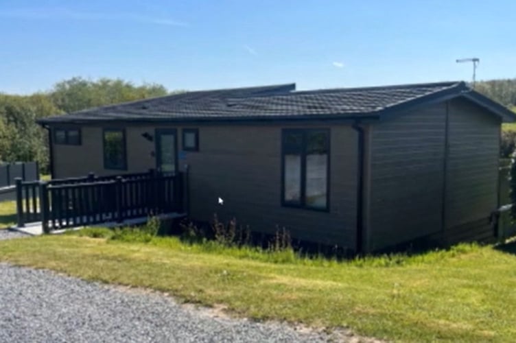 One of the lodges at Canaston Oaks, Canaston Bridge, near Narberth. Picture: Pembrokeshire County Council webcast.
