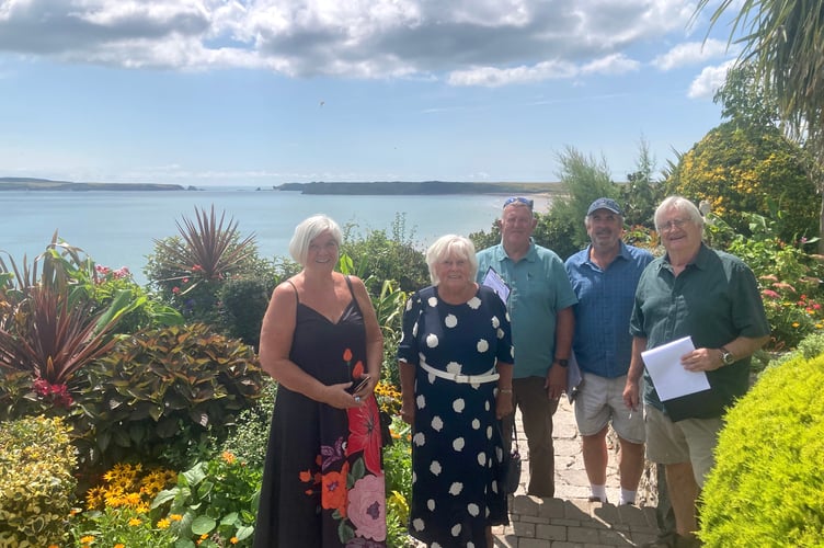 Tenby in Bloom judges 2025