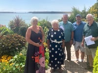 Tenby in Bloom judging takes place in sparkling sunshine