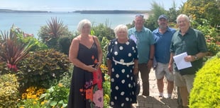 Tenby in Bloom judging takes place in sparkling sunshine