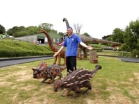 Dancing dinosaurs delight at Tenby Dinosaur Park