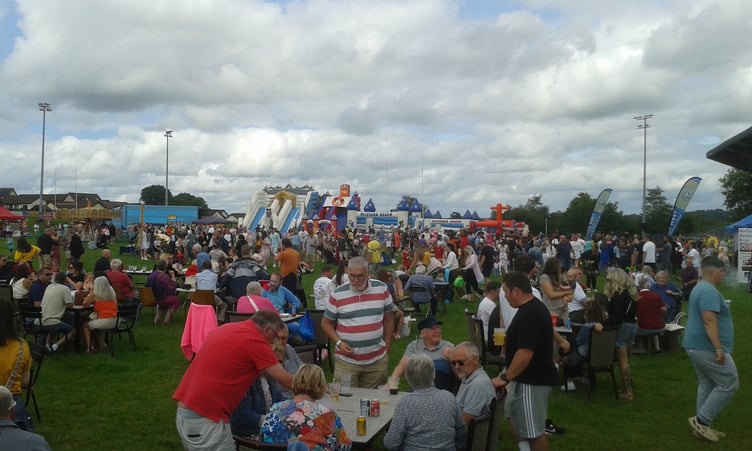 Narberth and Whitland Rotarians were at Narberth Carnival, among the crowds, the music and the entertainments. Thanking the organisers and all who took part, they described the atmosphere as “magical”.