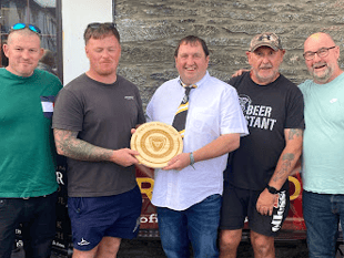 Crymych FC's Martin Lloyd memorial match