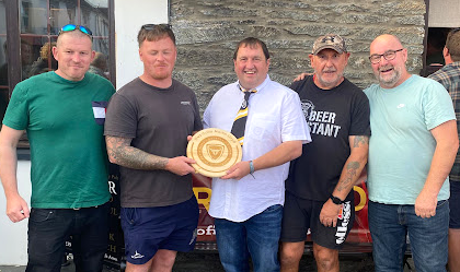 Crymych FC arranges a memorial match in memory of
their first club chairman Martin Lloyd of Cilgerran