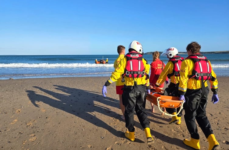 Tenby RNLI exercise