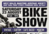 Bike Show in Pembroke Dock this August with free entry