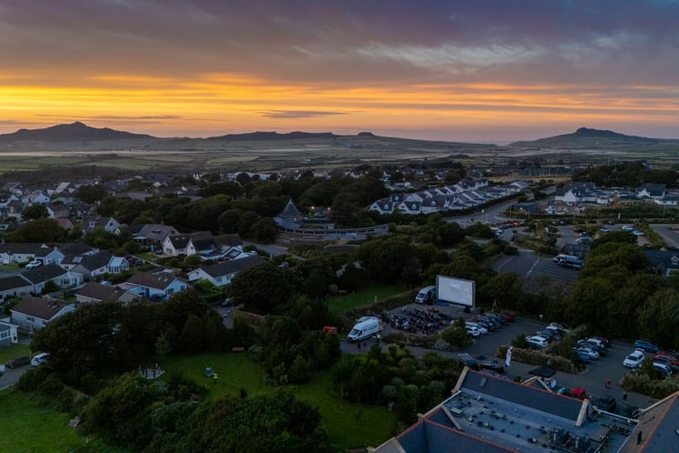 Sunset Cinema at Twr y Felin, St Davids