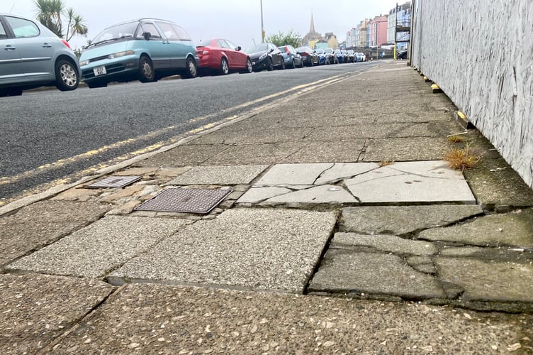 Tenby pavement