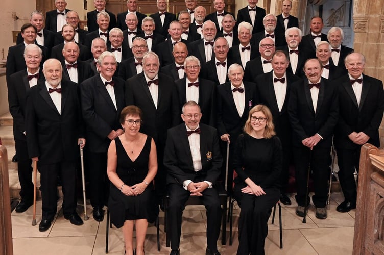 Tenby Male Choir's summer concerts have raised nearly £7,000 for charities like Wales Air Ambulance and Save the Children.