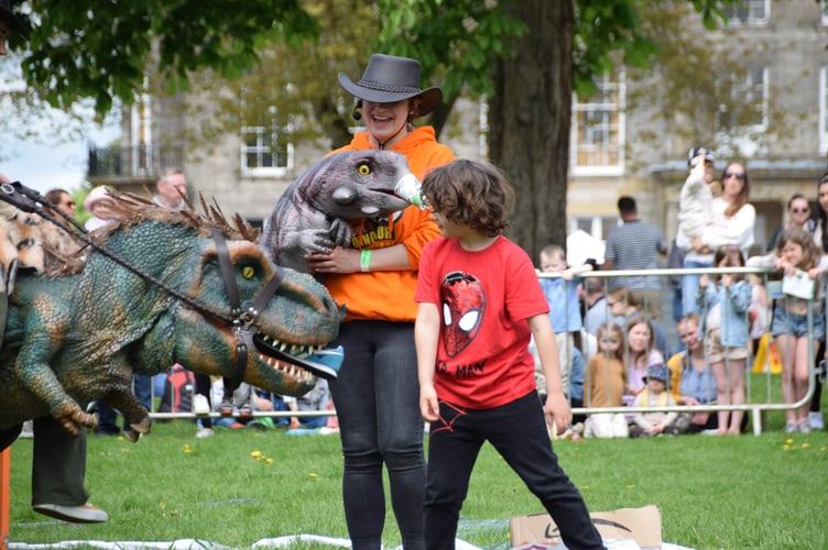 Families are in for a roaring treat with Rentadinosaur