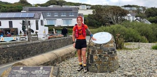 Sanna Duthie's record £2k Coast Path run