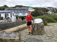 Sanna Duthie's record £2k Coast Path run