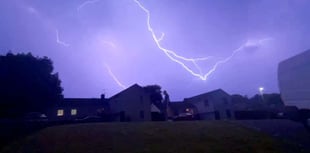 WATCH: Tenby & Saundersfoot light up with spectacular 'lightning show'