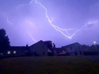 WATCH: Tenby & Saundersfoot light up with spectacular 'lightning show'
