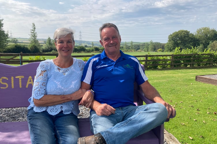 
Caravan and campsite owners Bonnie Fisher and Shane O\'Neill, of Llangain, Carmarthenshire (pic Richard Youle and free for use for wire partners) 
