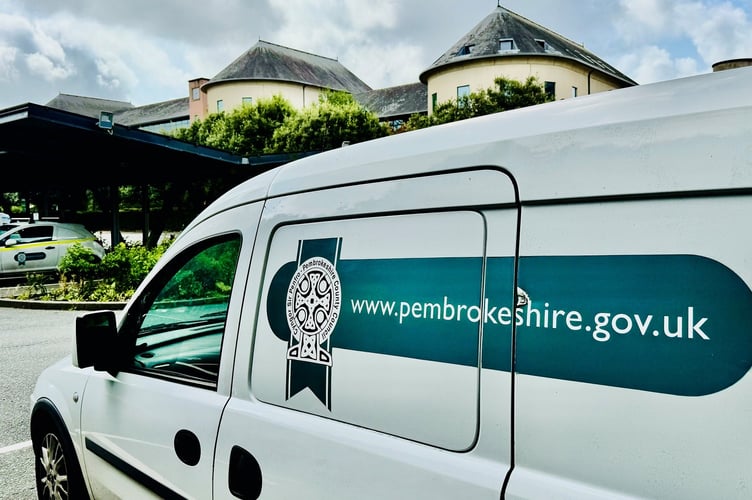 Pembrokeshire council van