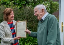Wales' First Minister honours Saundersfoot veteran on VJ Day
