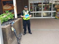 Police in Tenby crackdown on E-Scooter misuse