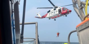 RNLI crew rescues yacht skipper in medical emergency