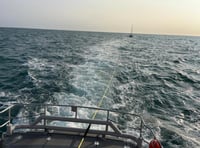 St Davids Lifeboat rescues catamaran amidst choppy seas