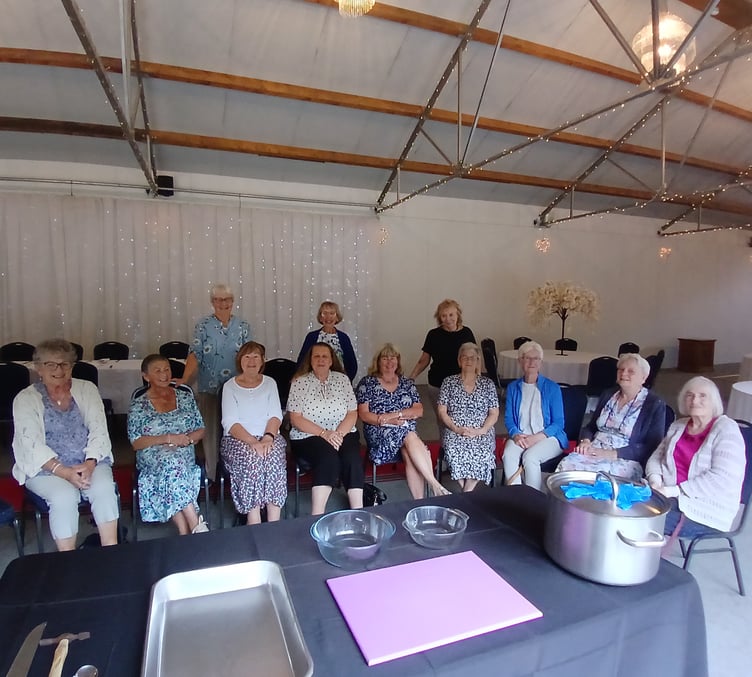 Hundleton WI members at Crug Glas Country House