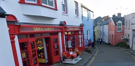‘Serendipity Games Centre’ sits on Tenby’s Cresswell Street, within the walled town, in between Tudor Square and St Georges Street.