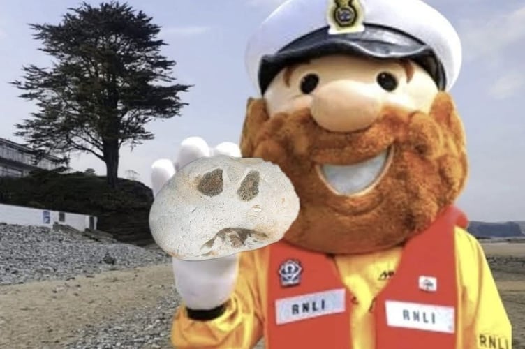 The Saundersfoot RNLI's magical mystery pebble