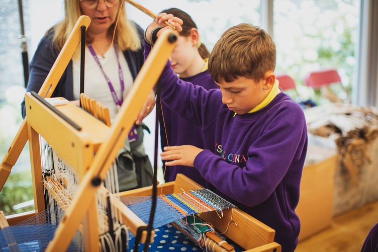 There are free craft activities for children all weekend at Craft Festival Wales, Cardigan Castle