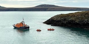 Lifeboat crew respond to emergency call during St Davids RNLI open day