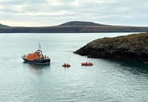 Lifeboat crew respond to emergency call during St Davids RNLI open day