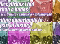 Welsh artists to design UNISON Cymru poster