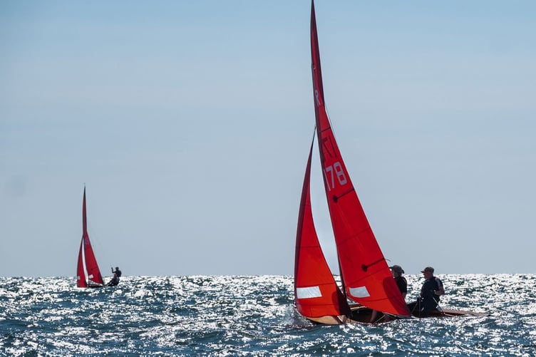 There were some thrilling races at the National Redwing Dinghy Championships in Tenby