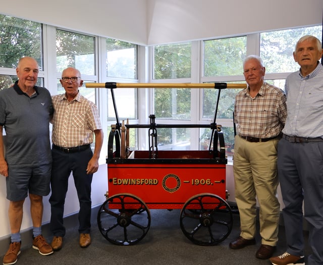 Piece of firefighting history put on permanent display