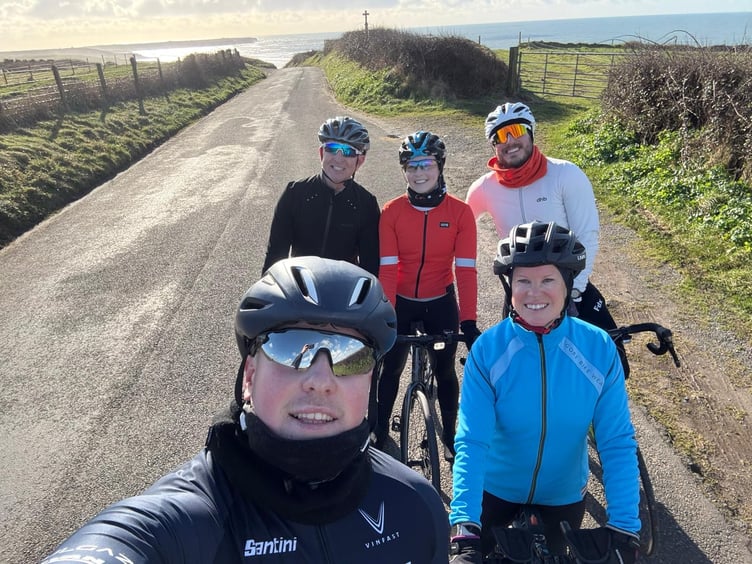 Chris and Lana Brace and family are preparing to compete together in Ironman Wales 2025