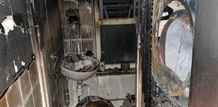 Closed doors stop Pembrokeshire property fire spreading